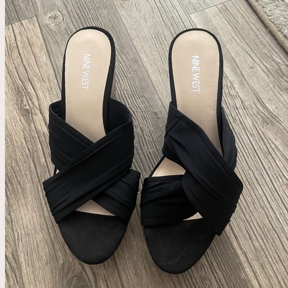 Block Classy Chic Party Elegant Business Casual Work Wedge Boho Heel Sandals - Picture 3 of 4